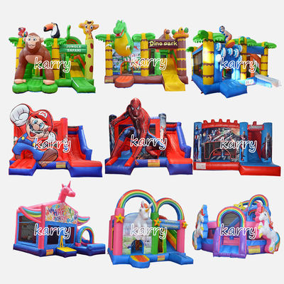 Festa per bambini sfollabile Bouncer castello scivolo Combo Chateau gonfiabile colore personalizzato