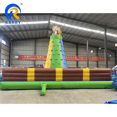 Giochi di Parco di divertimenti Giochi gonfiabili Climber Bouncy Gioco con soffiatore e colore personalizzato