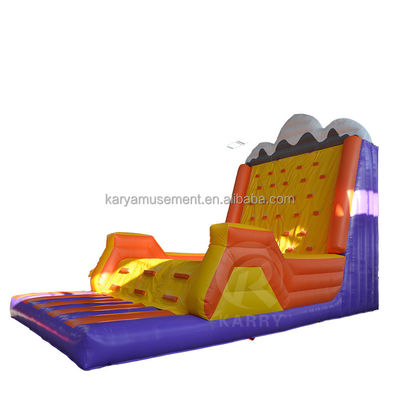 Giochi di team building gonfiabili per arrampicata su roccia Parete montagna con materiale PVC resistente