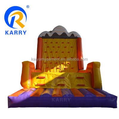 Giochi di team building gonfiabili per arrampicata su roccia Parete montagna con materiale PVC resistente