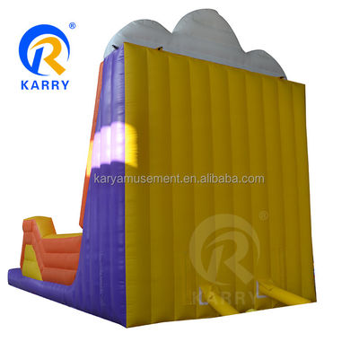 Giochi di team building gonfiabili per arrampicata su roccia Parete montagna con materiale PVC resistente