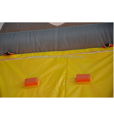 Giochi di team building gonfiabili per arrampicata su roccia Parete montagna con materiale PVC resistente