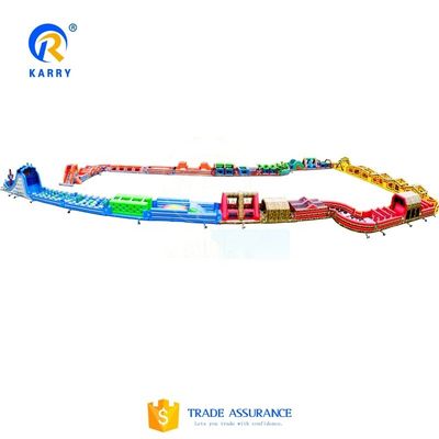 Acceptabile OEM gonfiabile Ocean Run tema Corso di ostacoli per giochi di sfida unisex