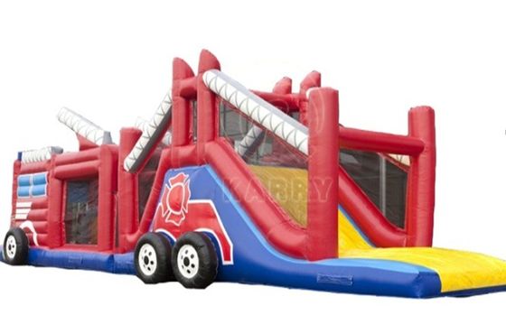 Giant Commercial Inflatable Obstacle Course Bounce House Slide PORTABLE Carry Outdoor