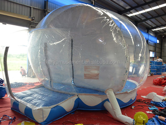 Tenda di Halloween a sfere di neve trasparente gonfiabile per bambini