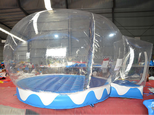 Tenda di Halloween a sfere di neve trasparente gonfiabile per bambini