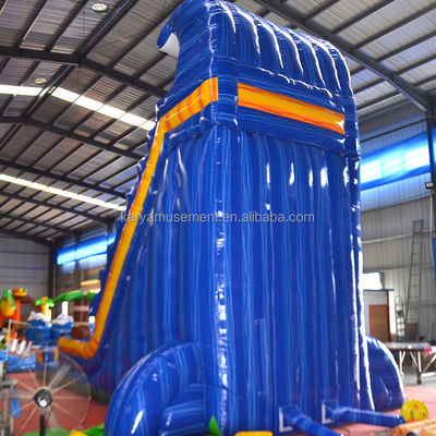 Aggiungi colore al tuo parco giochi con la combinazione personalizzata di diapositive a castello gonfiabile