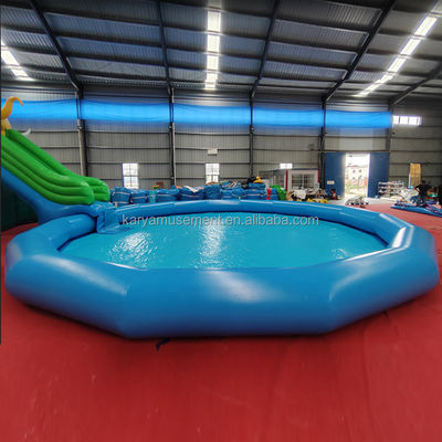 Colorato su misura PVC tema elefante gonfiabile parco acquatico combo scivolo per il parco giochi