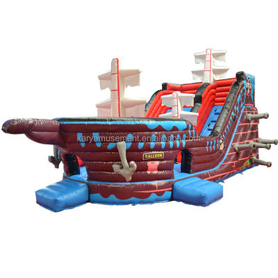 Ex- Commerciale gonfiabile pirata Slide Slide Acqua per il divertimento 8.6x4m o taglia personalizzata