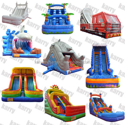 5 - 10 Slide idraulici gonfiabili per passeggeri di categoria commerciale con piscina
