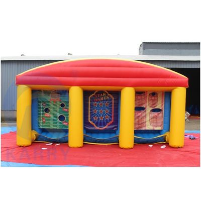 Carnevale Inflatabile Baseball Calcio Calcio Basketball Gioco di tiro per parco giochi all'aperto
