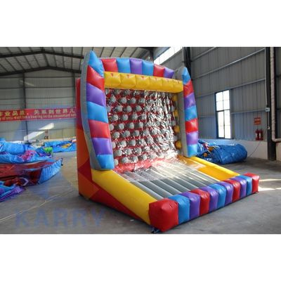 Gioco sportivo gonfiabile arancione personalizzato per il divertimento di sparatoria e punteggio del carnevale in famiglia
