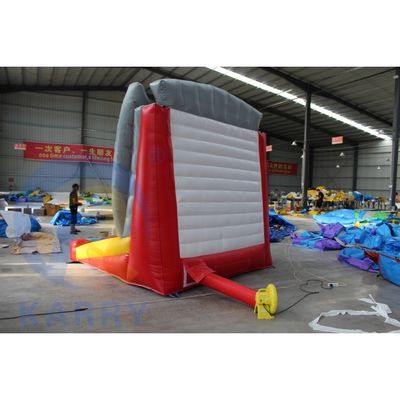 Gioco sportivo gonfiabile arancione personalizzato per il divertimento di sparatoria e punteggio del carnevale in famiglia