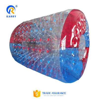TPU colorato Zorb Ball Water Rollers gonfiabili divertenti giochi di rulli per adulti e bambini