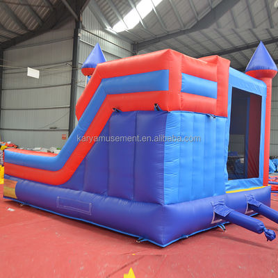 0.55mm PVC Vinyl Tarpaulin gonfiabile Mario Bounce House Combo Castle Slide con Blower