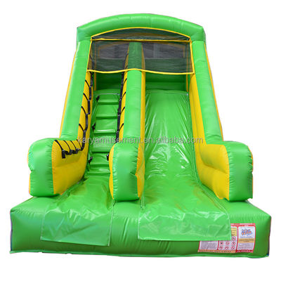 Parco interno Essential Piccole dimensioni Slide gonfiabile con disegno e colore verde