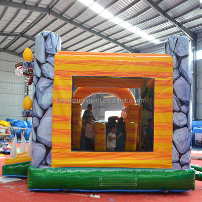 Caratteristiche PORTABLE gonfiabile giungla Dino Bouncer House con scivolo e design unisex