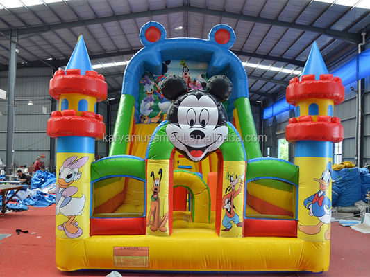 Commerciale 29ft salto Mickey Park gonfiabile bouncer scivolo per il noleggio di affari festa
