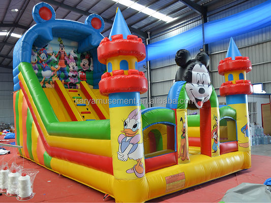 Commerciale 29ft salto Mickey Park gonfiabile bouncer scivolo per il noleggio di affari festa
