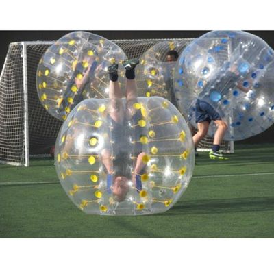 CE 220v o 110v giocattolo gonfiabile PVC/TPU 1,5m di diametro palla trasparente paraurti per bambini