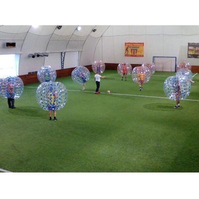 CE 220v o 110v giocattolo gonfiabile PVC/TPU 1,5m di diametro palla trasparente paraurti per bambini
