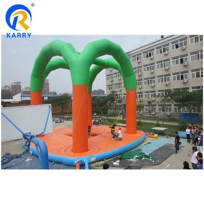 Logo personalizzato stampato Bungee Trampoline Jumper gonfiabile per bambini e adulti