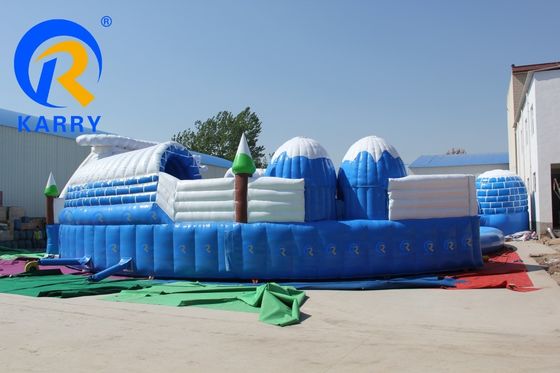 Godetevi l'acqua all'interno con uno scivolo gonfiabile da 5-10 passeggeri e una grande piscina rotonda