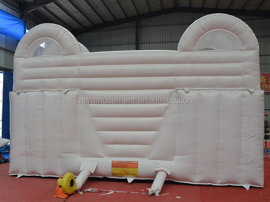 Slide interno Bambino Casa a rimbalzo bianca per festa di nozze Combo castello a rimbalzo gonfiabile