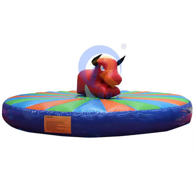 Commercial Bouncy Mechanical Rodeo Bull Riding Machine Bull ride gonfiabile per adulti