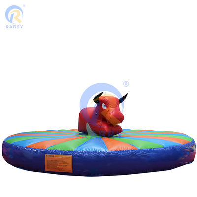 Commercial Bouncy Mechanical Rodeo Bull Riding Machine Bull ride gonfiabile per adulti