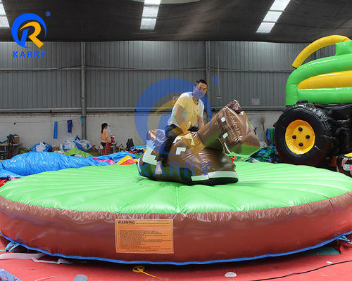 Commercial Bouncy Mechanical Rodeo Bull Riding Machine Bull ride gonfiabile per adulti