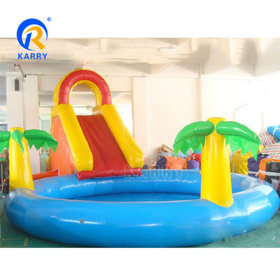 14 anni in su PVC gonfiabile sopra il suolo Easy Set Piscina con casa scivolo rimbalzo
