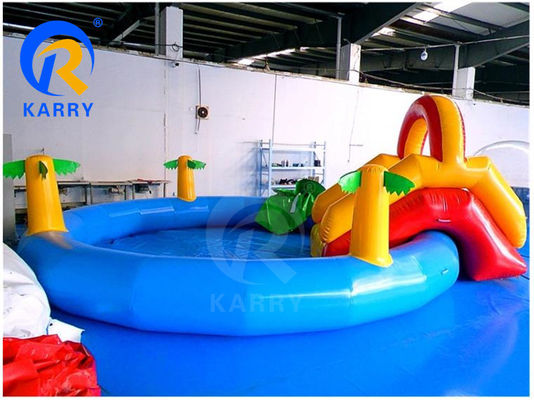 14 anni in su PVC gonfiabile sopra il suolo Easy Set Piscina con casa scivolo rimbalzo