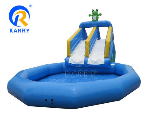 14 anni in su PVC gonfiabile sopra il suolo Easy Set Piscina con casa scivolo rimbalzo
