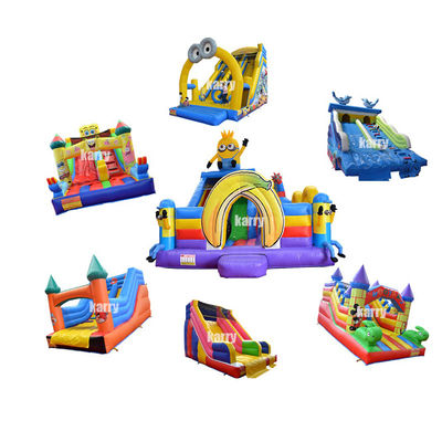 Slide inflatabile per bambini con colore e logo personalizzati