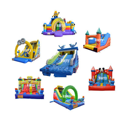 Slide inflatabile per bambini con colore e logo personalizzati