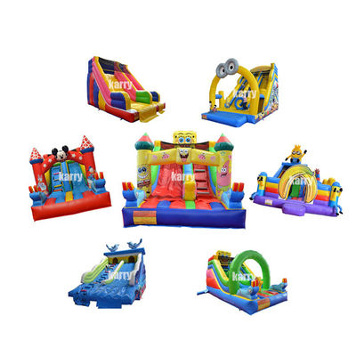 Slide inflatabile per bambini con colore e logo personalizzati