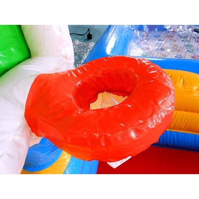 Piscine gonfiabili in cortile con piscina per bambini in PVC da 0,9 mm e anello da basket