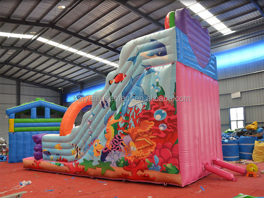 Kit di riparazione del soffiatore con confezione 9x4.5m Slide gonfiabile per festa per bambini