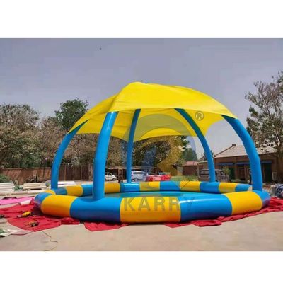 Bambini e adulti piscina d'acqua gonfiabile a tenda con copertura solare realizzata in materiale PVC