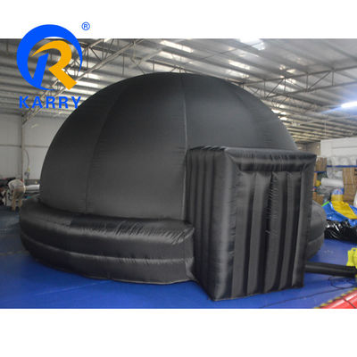 Tenda commerciale a cupola gonfiabile nera impermeabile e stagna per feste al night club