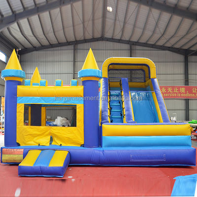 Colore personalizzato Bouncer gonfiabile per bambini con soffiatore e diapositiva di grado commerciale