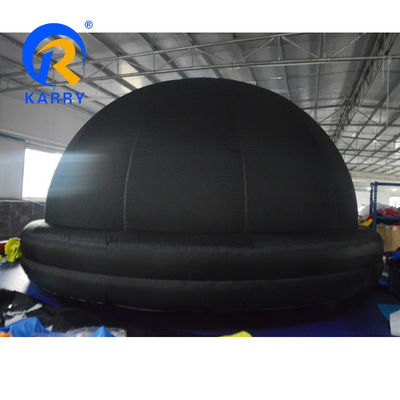 Tenda commerciale a cupola gonfiabile nera impermeabile e stagna per feste al night club
