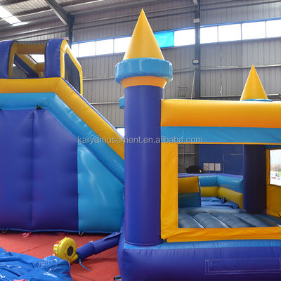 Colore personalizzato Bouncer gonfiabile per bambini con soffiatore e diapositiva di grado commerciale