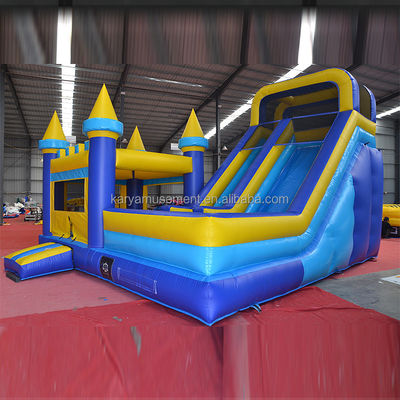 Colore personalizzato Bouncer gonfiabile per bambini con soffiatore e diapositiva di grado commerciale