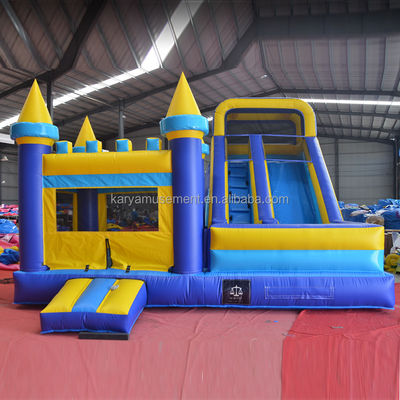 Colore personalizzato Bouncer gonfiabile per bambini con soffiatore e diapositiva di grado commerciale