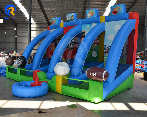Giochi sportivi di carnevale interattivi per tutte le età 4 in 1 Basketball Calcio Calcio Baseball