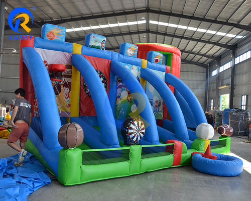 Giochi sportivi di carnevale interattivi per tutte le età 4 in 1 Basketball Calcio Calcio Baseball