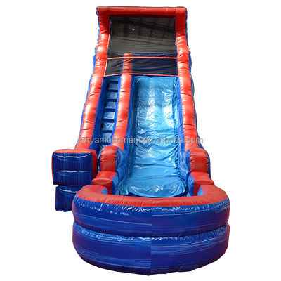 Giocattoli acquatici gonfiabili commerciali 9x3m o parco acquatico di dimensioni personalizzate con piscina e scivoli