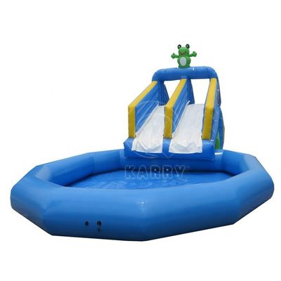 Progettazione di scivoli d'acqua gonfiabili e piscina per il divertimento dei bambini